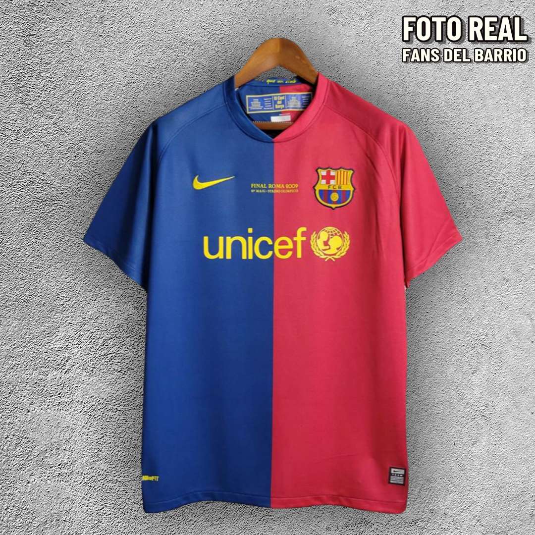 Camiseta Retro FC Barcelona 2008/09 Local Edición Champions League