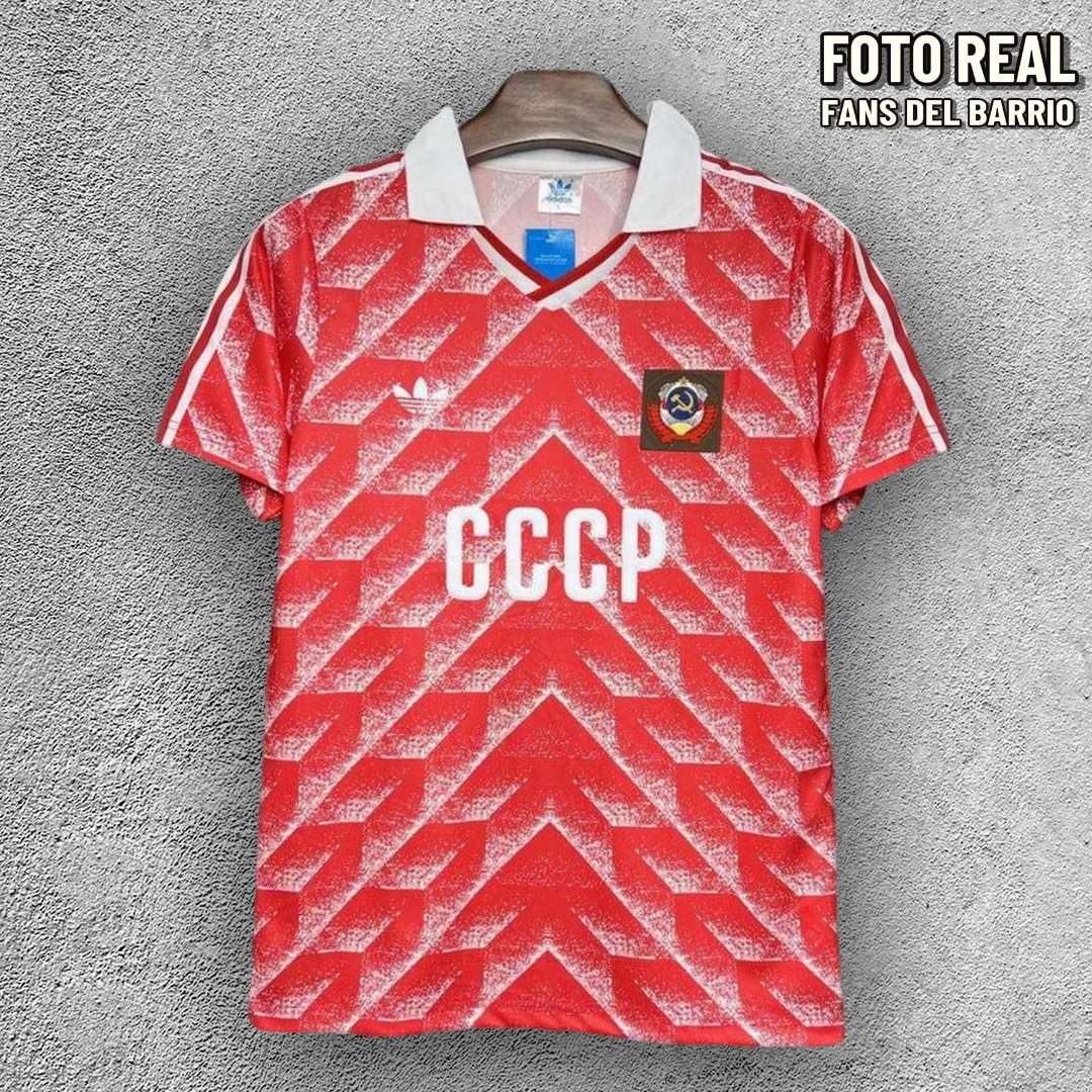 Camiseta Retro Selección Unión Soviética 1987 Local para Hombre – Fans del  Barrio, image size:1080x1080