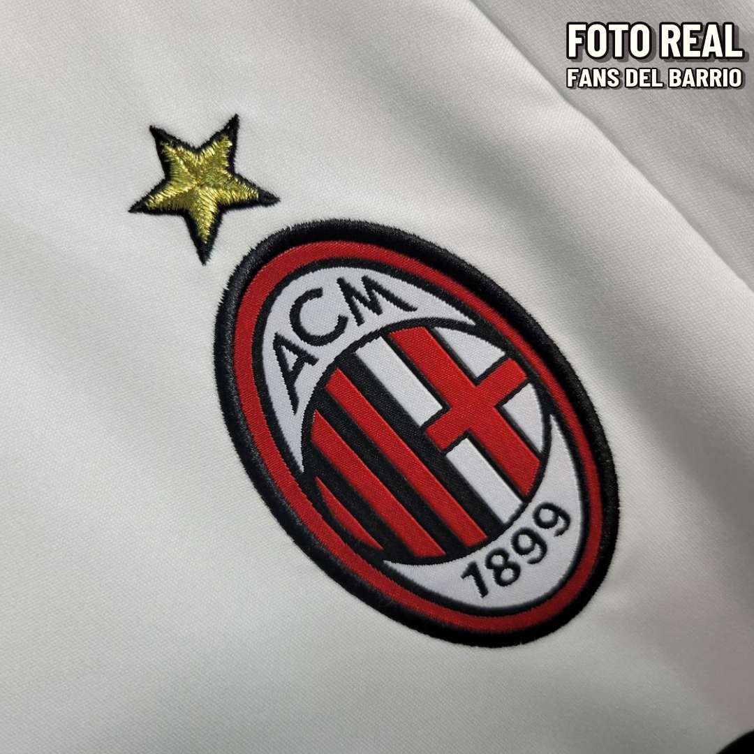 AC Milan 2007-08 Camiseta Versión Retro Visita (Adidas)