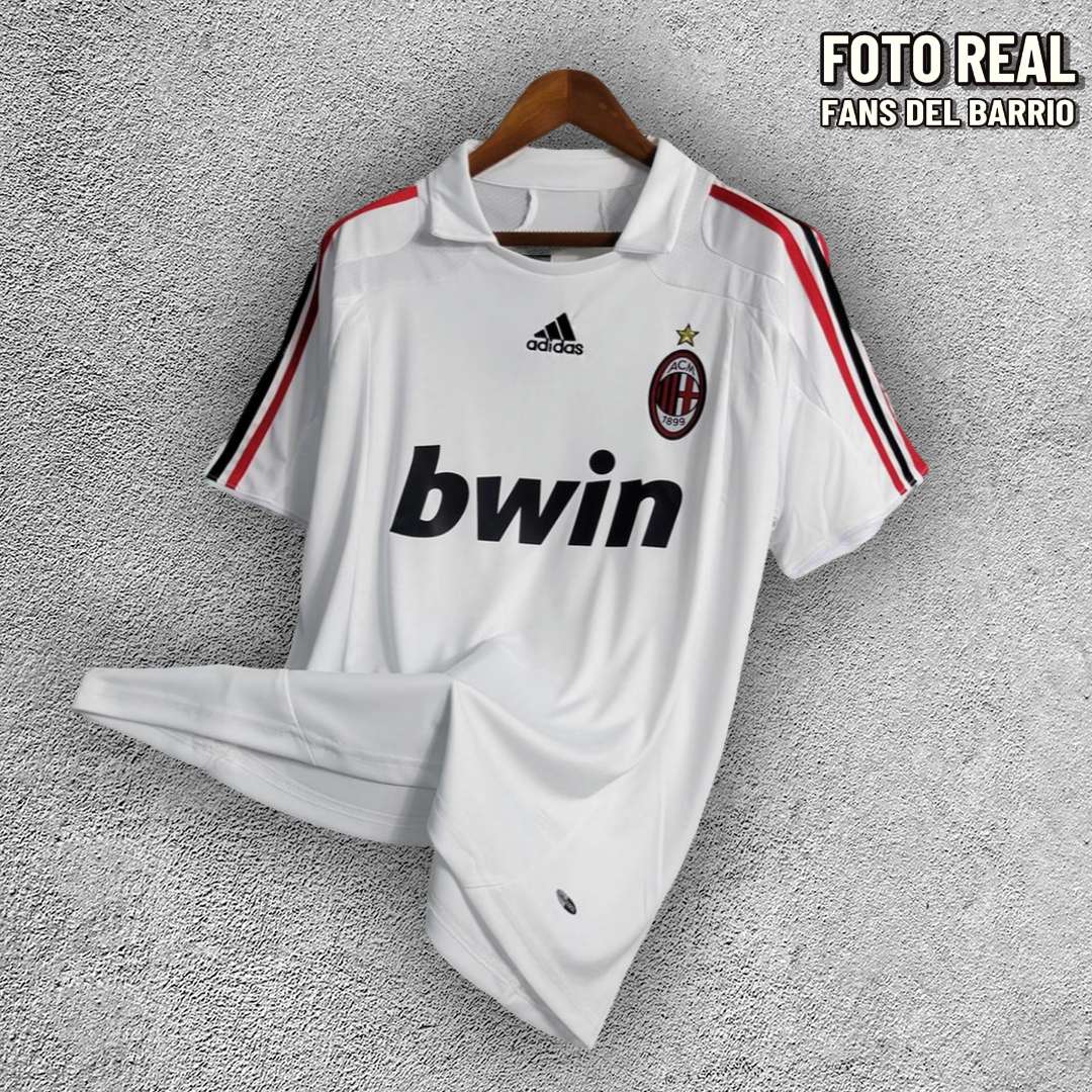 AC Milan 2007-08 Camiseta Versión Retro Visita (Adidas)