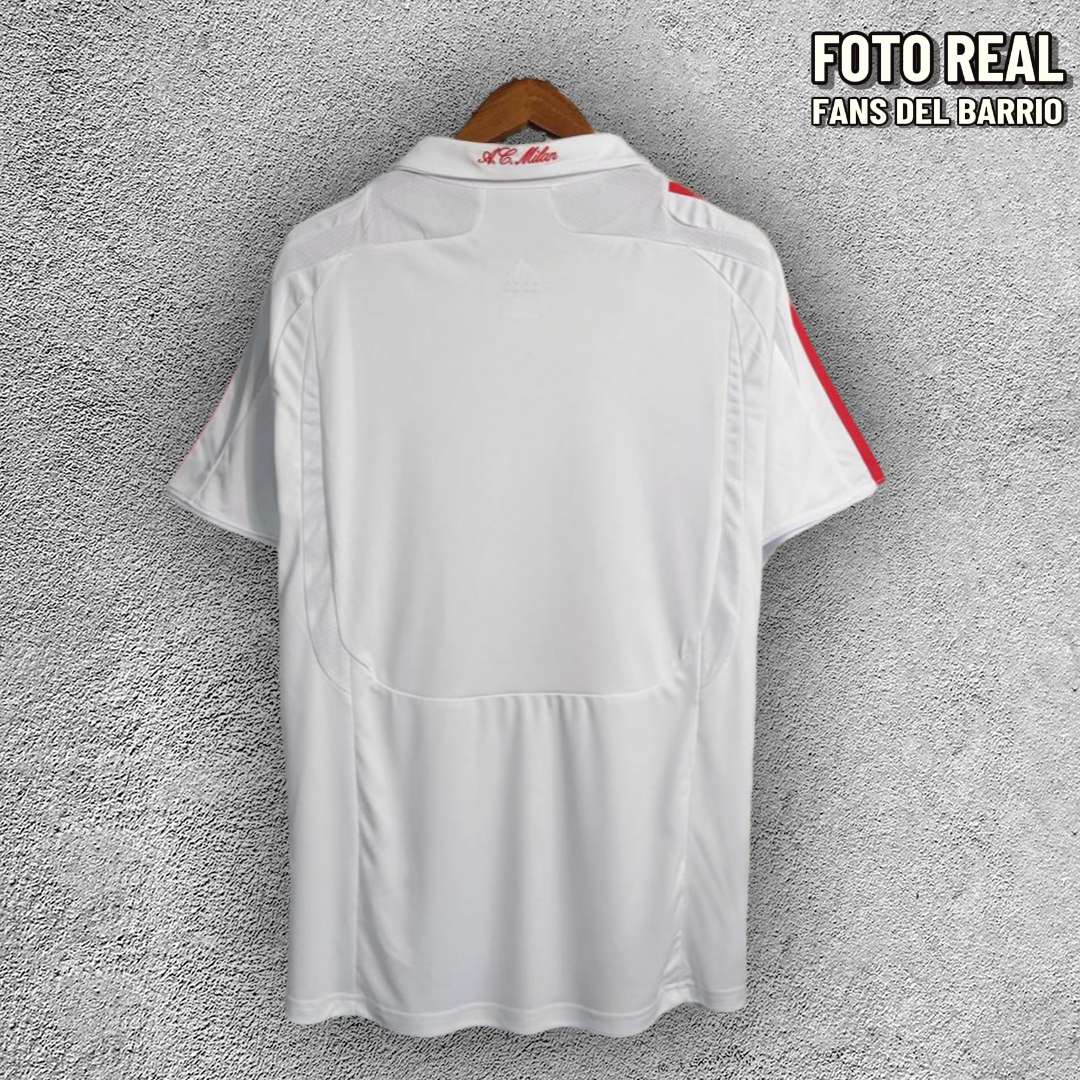 AC Milan 2007-08 Camiseta Versión Retro Visita (Adidas)