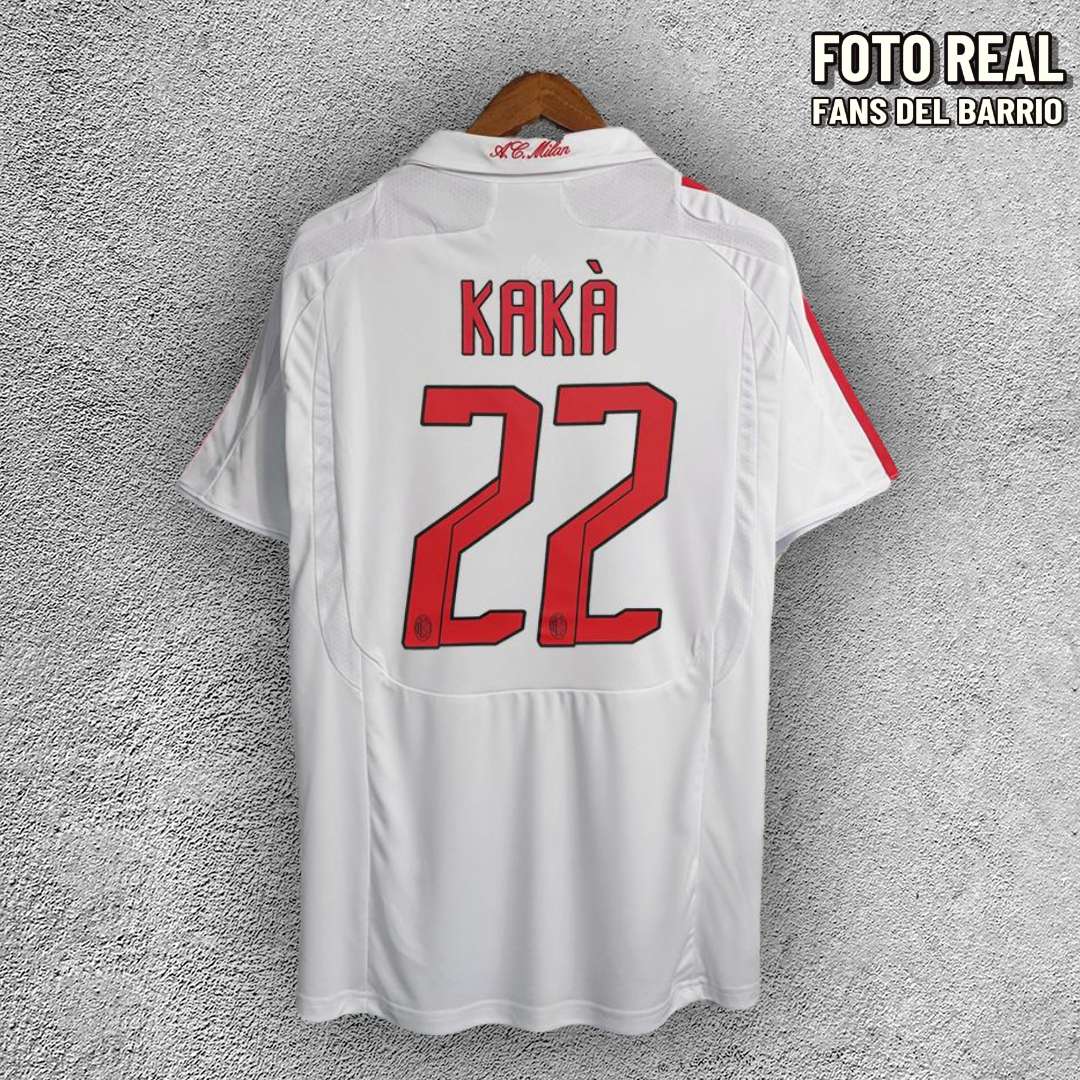 AC Milan 2007-08 Camiseta Versión Retro Visita (Adidas)