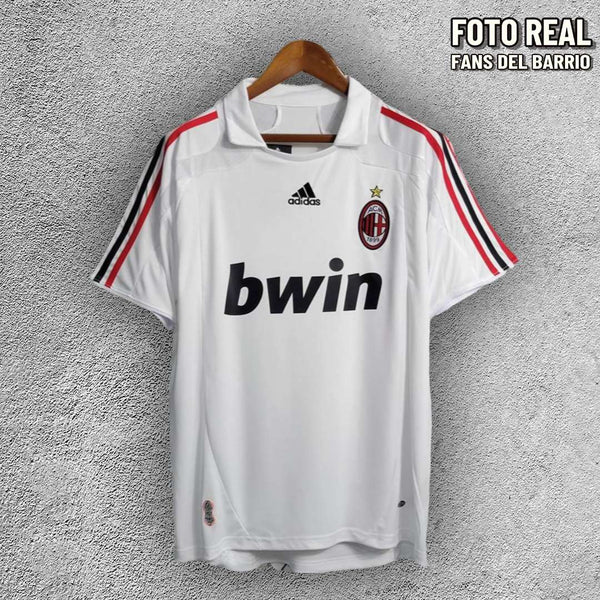 AC Milan 2007-08 Camiseta Versión Retro Visita (Adidas)