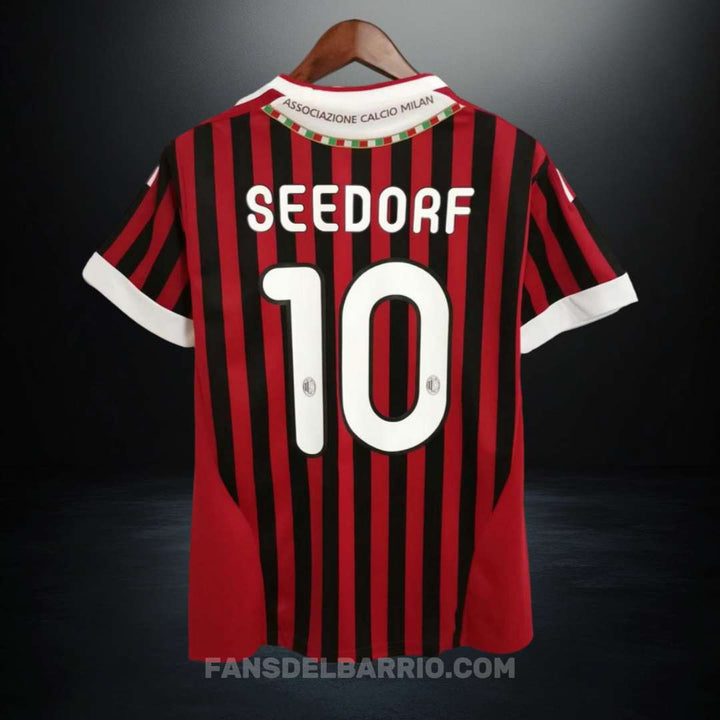 AC Milan 2011-12 Local Camiseta Retro para Hombre
