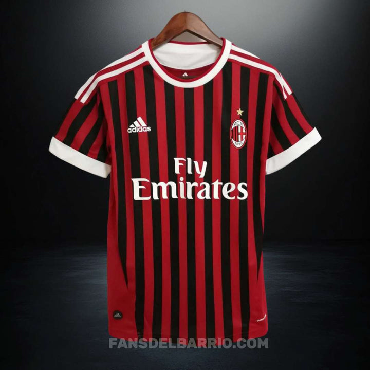 AC Milan 2011-12 Local Camiseta Retro para Hombre