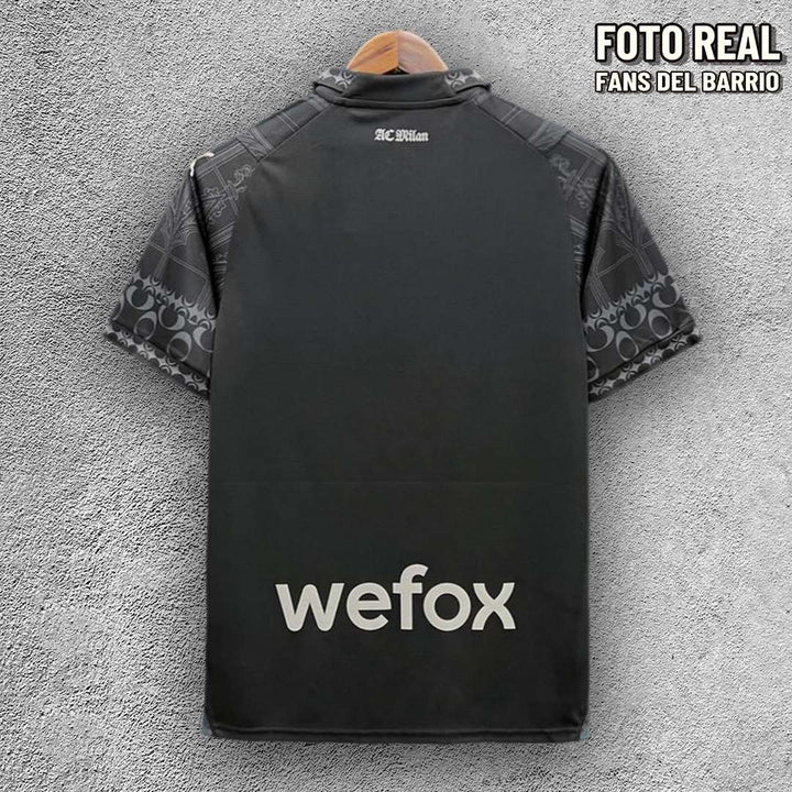  AC Milan x Pleasures Black Cuarta Equipación  Camiseta Fan de 2023/24 de Hombre (Puma)