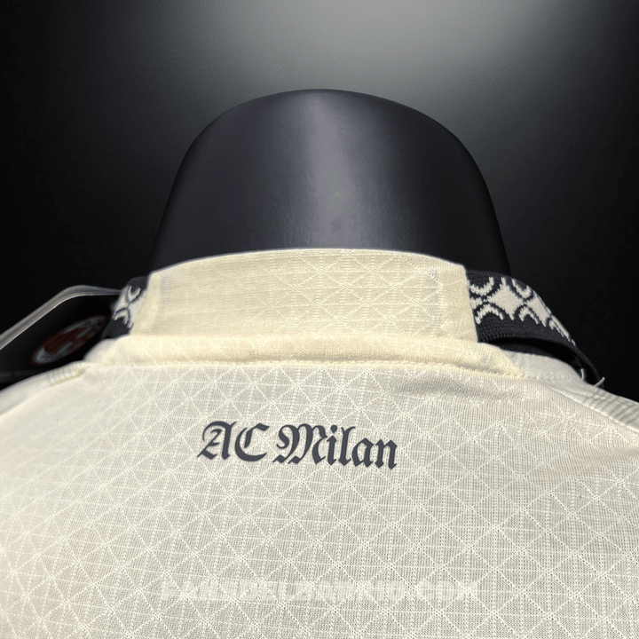 Camiseta Player AC Milan x Pleasures White 2023/24 Cuarta Equipacion para Hombre