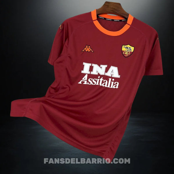 Camiseta Retro AS Roma 2000/01 Local para Hombre