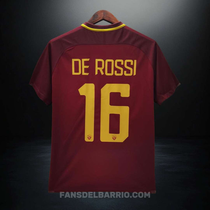 Camiseta Retro AS Roma 2017/18 Local para Hombre