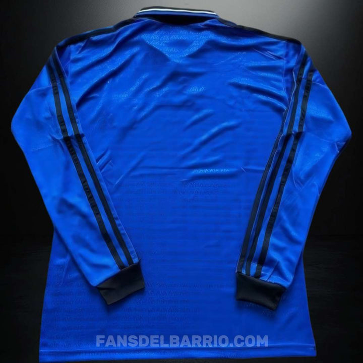 Camiseta Manga Larga Retro Selección de Argentina 1994 Visita para Hombre