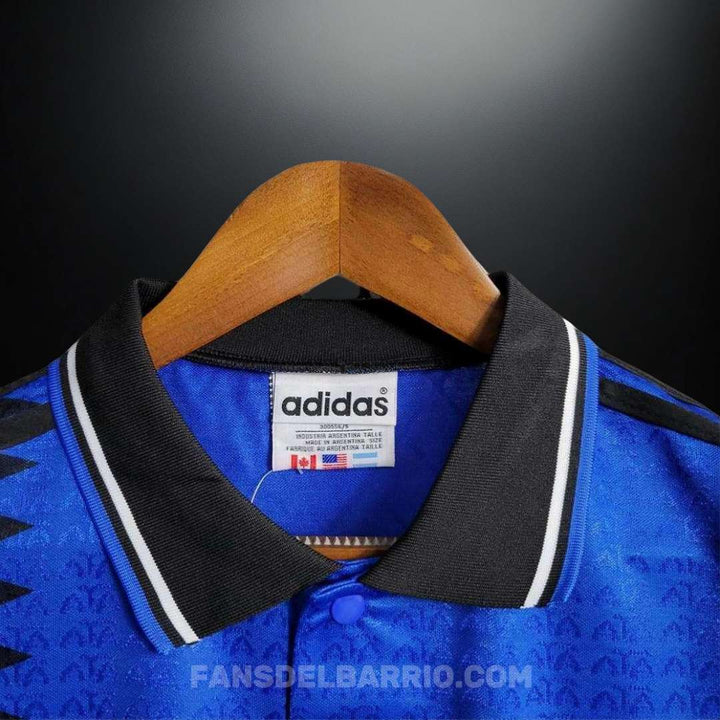 Camiseta Manga Larga Retro Selección de Argentina 1994 Visita para Hombre