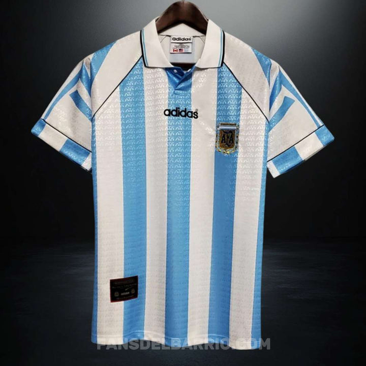 Camiseta Retro Selección de Argentina 1996 Local para Hombre