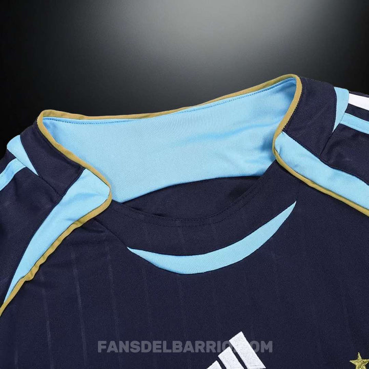 Camiseta Manga Larga Retro Selección de Argentina 2006 Visita de Hombre