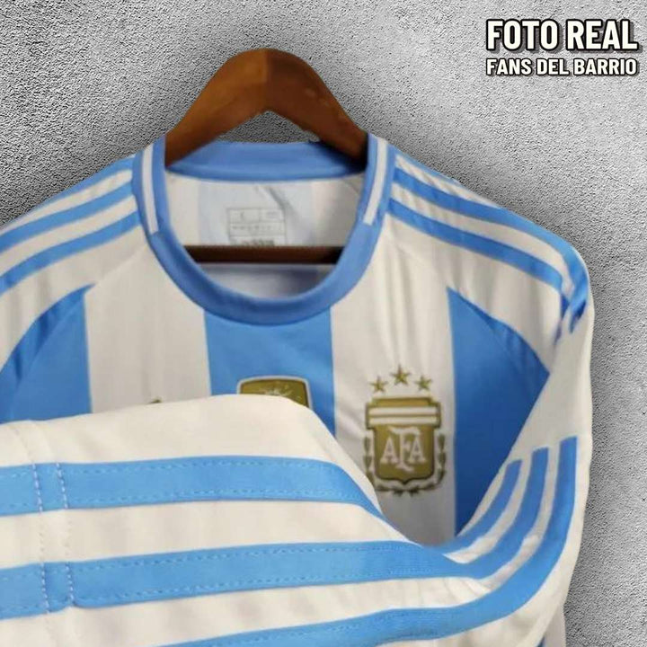Argentina 2024 Local Camiseta Manga Larga Fan de Hombre (Adidas)