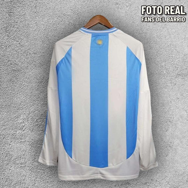 Argentina 2024 Local Camiseta Manga Larga Fan de Hombre (Adidas)