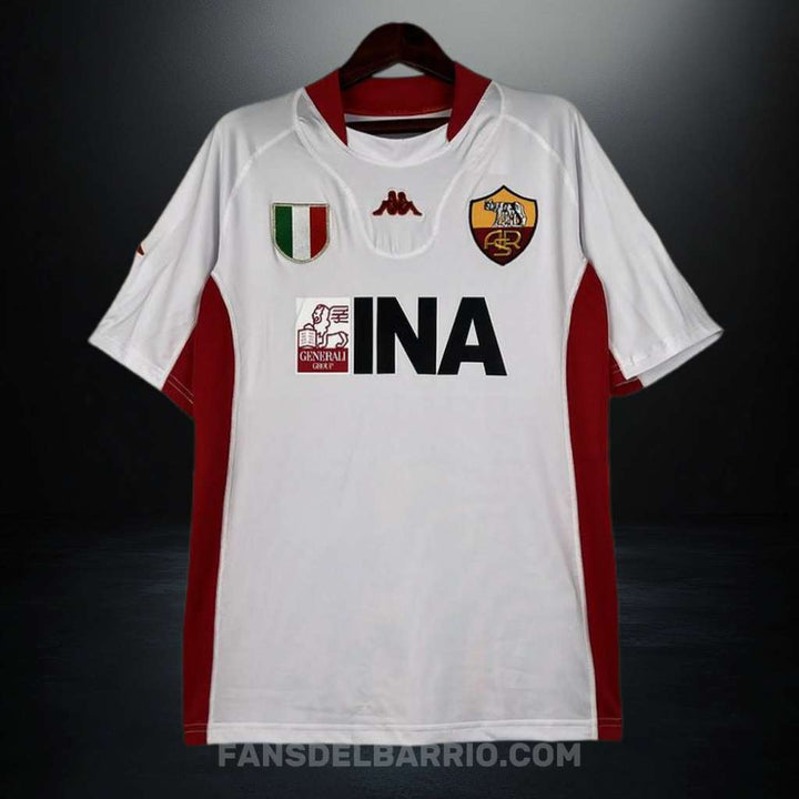 Camiseta Retro As Roma 2001/02 Visita para Hombre (Kappa)