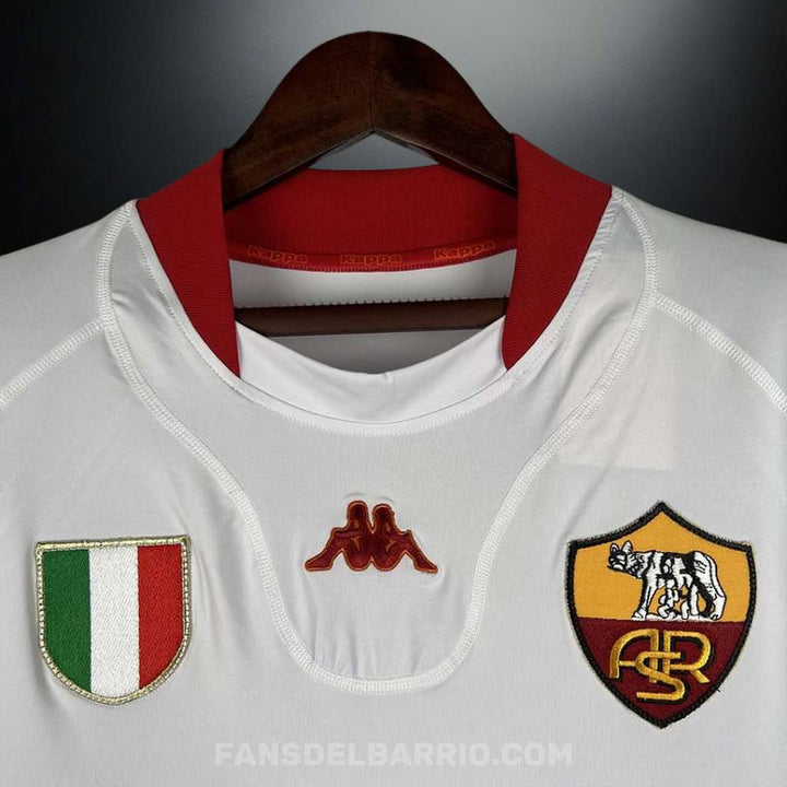 Camiseta Retro As Roma 2001/02 Visita para Hombre (Kappa)
