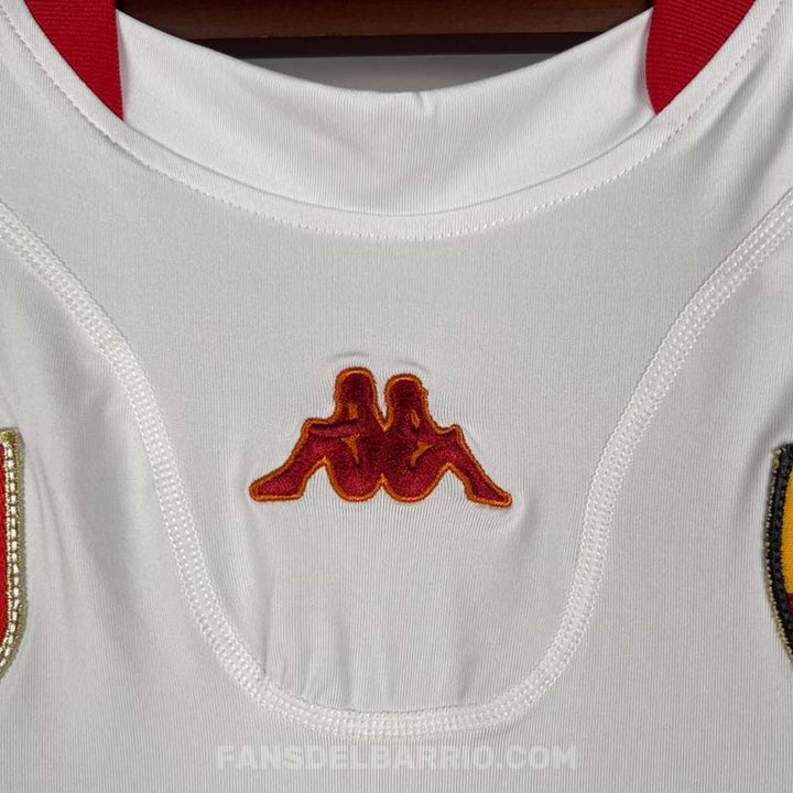 Camiseta Retro As Roma 2001/02 Visita para Hombre (Kappa)