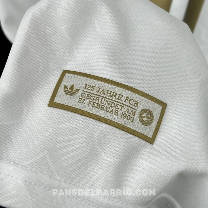 Camiseta Fan Bayern Munich 2024/25 Edición Especial 125 Aniversario White para Hombre