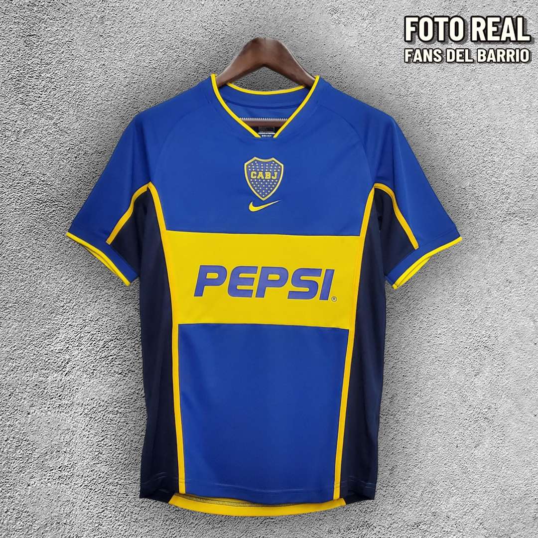 Boca Juniors 2002-03 Local Camiseta Retro de Hombre (Nike)