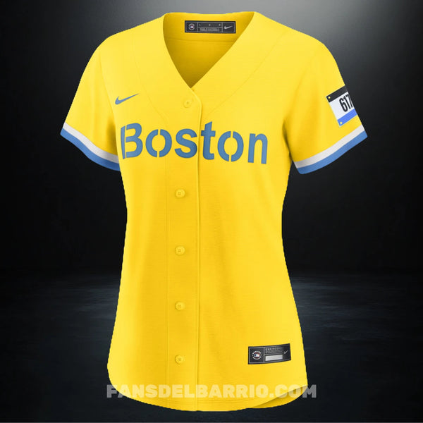 Camiseta Beisbol Boston Red Sox 2021/23 City Connect para Mujer (MLB)