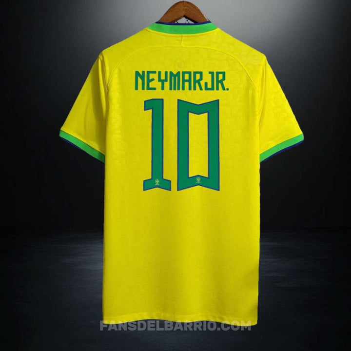 Camiseta Fan Selección de Brasil 2022 Local para Hombre (Nike)