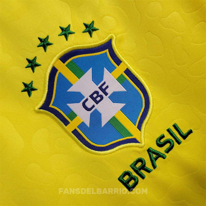 Camiseta Fan Selección de Brasil 2022 Local para Hombre (Nike)