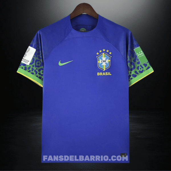 Camiseta Fan Selección de Brasil 2022 Visita para Hombre