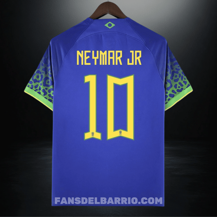 Camiseta Fan Selección de Brasil 2022 Visita para Hombre