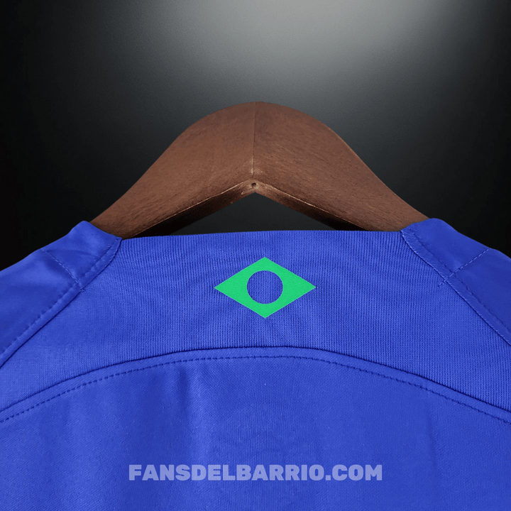 Camiseta Fan Selección de Brasil 2022 Visita para Hombre