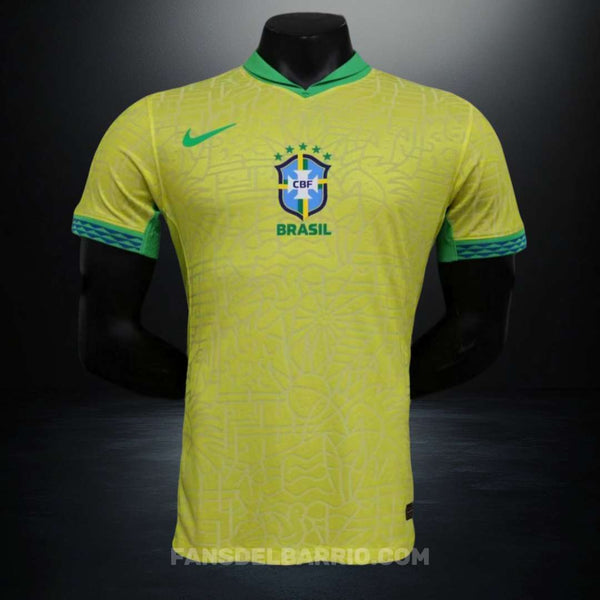 Camiseta Player Selección de Brasil 2024 Local para Hombre (Nike)