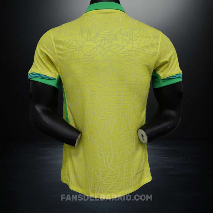 Camiseta Player Selección de Brasil 2024 Local para Hombre (Nike)