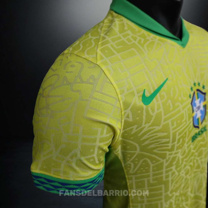 Camiseta Player Selección de Brasil 2024 Local para Hombre (Nike)