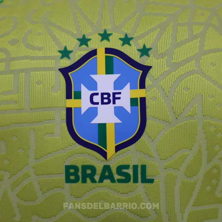 Camiseta Player Selección de Brasil 2024 Local para Hombre (Nike)