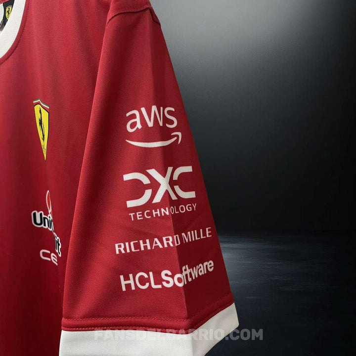 Camiseta F1 Team Ferrari 2025 Red para Hombre