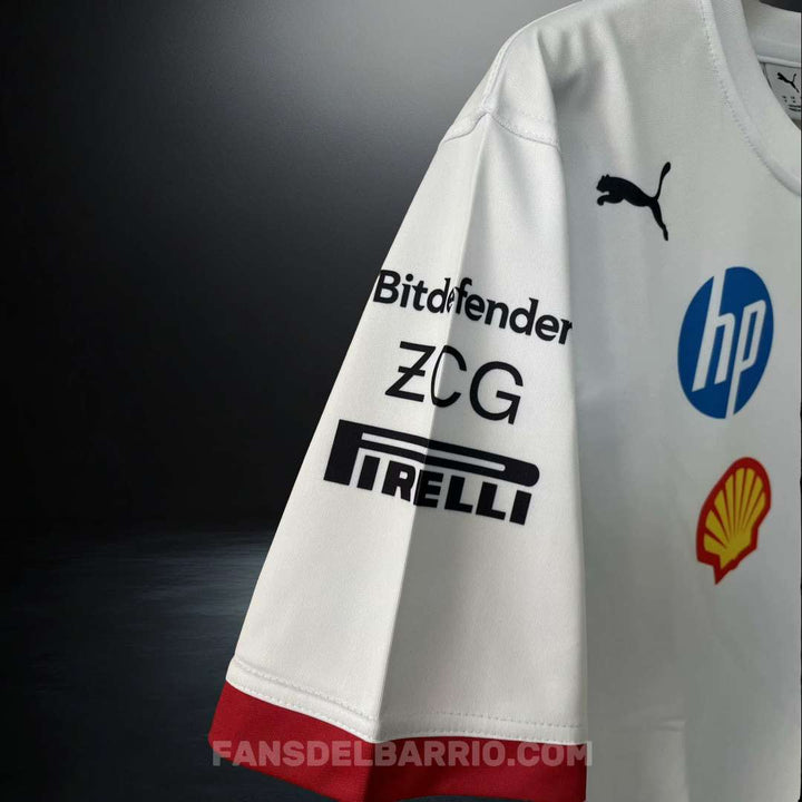 Camiseta F1 Team Ferrari 2025 White para Hombre
