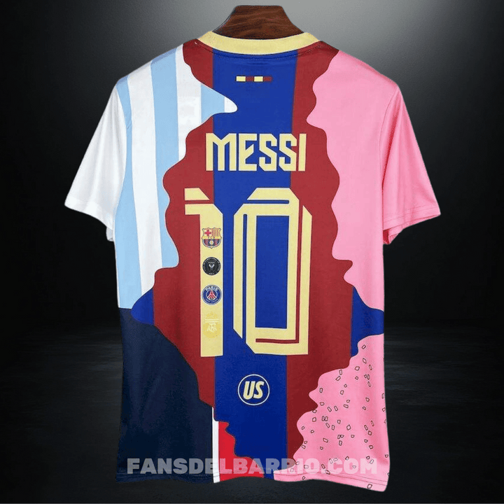 Camiseta Fan Conmemorativa de la Trayectoria de Messi 2025 para Hombre