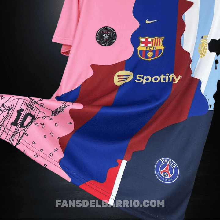 Camiseta Fan Conmemorativa de la Trayectoria de Messi 2025 para Hombre