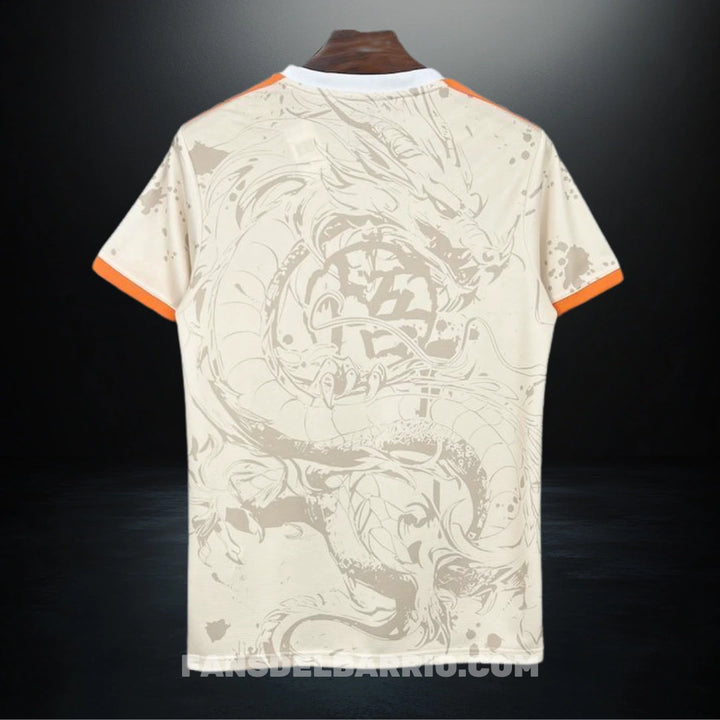 Camiseta Fan Selección de Japón 2025 Edición Gogeta Beige para Hombre