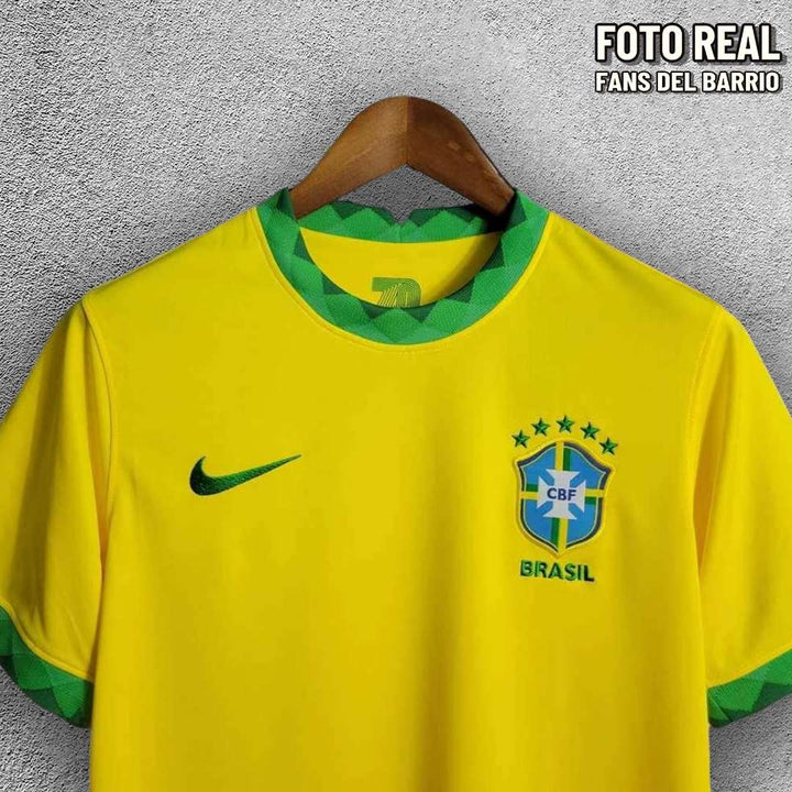 Camiseta Fan Selección de Brasil Local 2021 de Hombre (Nike)