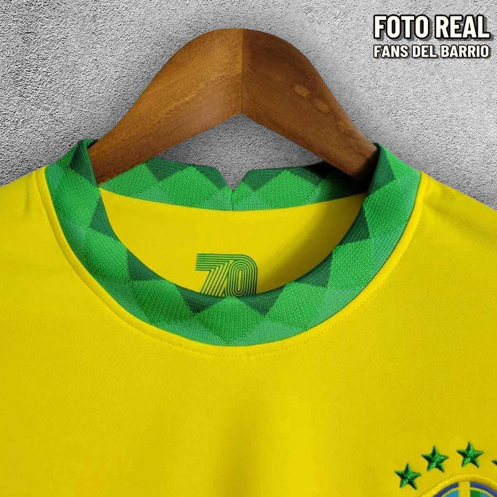 Camiseta Fan Selección de Brasil Local 2021 de Hombre (Nike)
