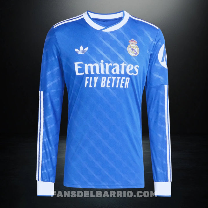 Camiseta Manga Larga Fan Real Madrid 2025/26 Alternativo para Hombre