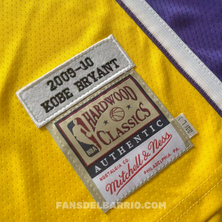 Camiseta NBA Los Angeles Lakers 2009/10 Local de Hombre (Hardwood Classics Mitchell & Ness) 