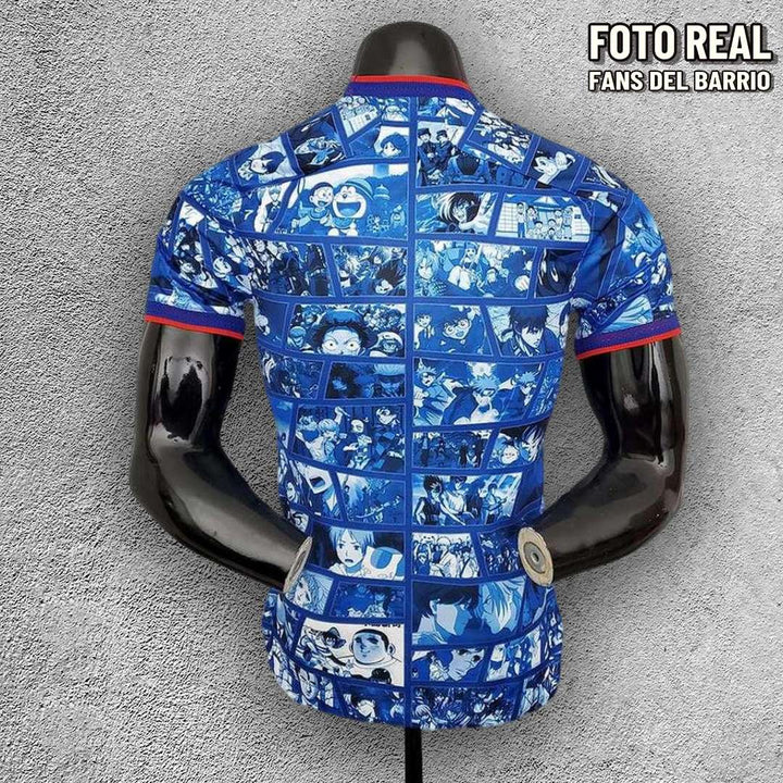 Camiseta Player Japon Edición Anime Blue 2021 de Hombre (Adidas)