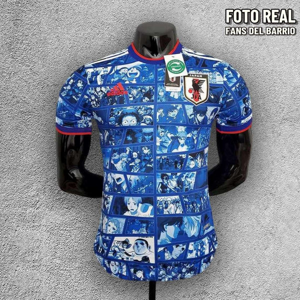 Camiseta Player Japon Edición Anime Blue 2021 de Hombre (Adidas)