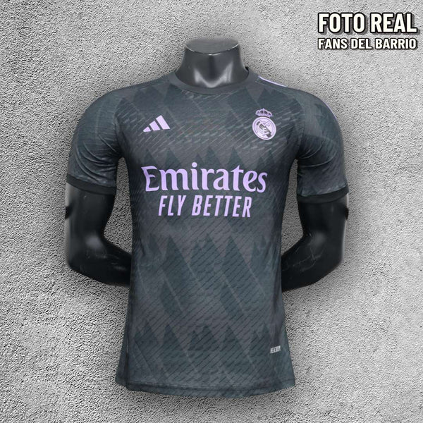 Camiseta Player Real Madrid 2024/25 Black Edition para Hombre (Adidas)