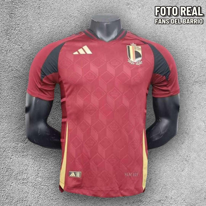 Camiseta Player Selección de Belgica Local 2024 de Hombre (Adidas)