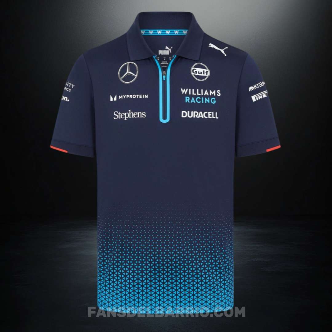Camiseta Polo F1 Team Williams Racing 2025 para Hombre – Fans del Barrio