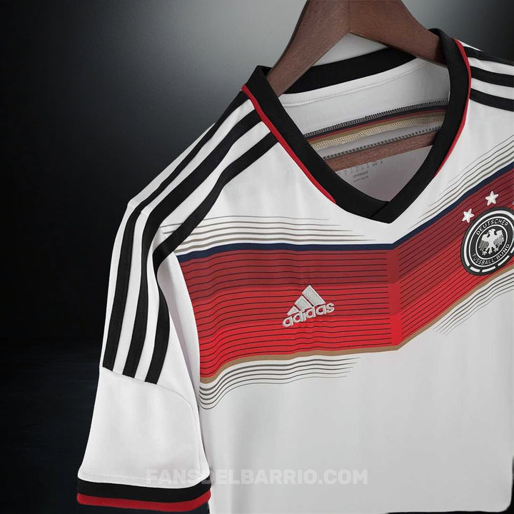 Camiseta Retro Selección de Alemania 2014 Local para Hombre (Adidas)