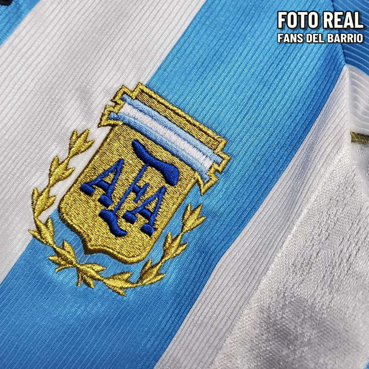 Camiseta Retro Selección de Argentina Local 1998 de Hombre (Adidas)